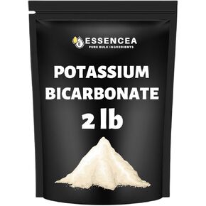 Potassium Bicarbonate 2lb by Essencea Pure Bulk Ingredients | Electrolyte and Leavening | Pure & Undiluted Potassium Supplement in Kuwait