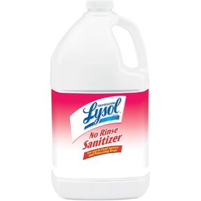 Lysol Professional No Rinse Sanitizer, 128 Ounce (Pack of 4) in Kuwait