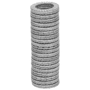 20pcs M10 Wedge Locking Washers Double Stack Heavy-Duty Manganese Steel Spring Washers Vibration Resistant for Industrial Bolts and Nuts in Kuwait