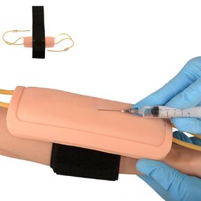 Wearable IV Practice Kit,Intradermal Injection Training Pad for Medical Student Training Course, Nurse Injection pad,Suture Practice Complete kit（2tube） in Kuwait