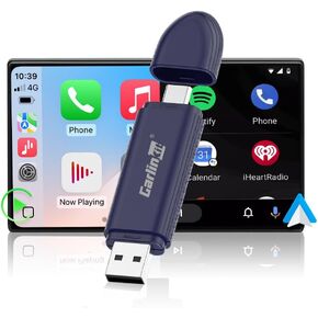 CarlinKit Mini SE Pro 2-in-1 Wireless Adapter for CarPlay/Android Auto Dongle, Convert Wired to Wireless - Stability Automatic Connection, Easy Setup & Compatibility Cars from 2016 in Kuwait