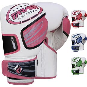 Farabi Boxing Gloves Beast Fighter Series Fight Gloves MMA, Cage Fight, Muay Thai Training Sparring (Red, 10-oz) in Kuwait