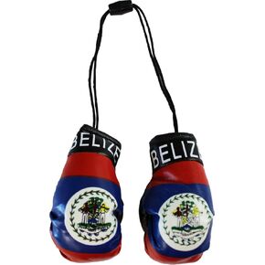 Belize - Novelty Mini Boxing Gloves with Black Snap Connection in Kuwait