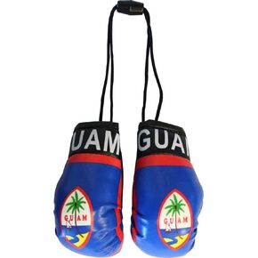 Guam - Novelty Mini Boxing Gloves with Black Snap Connection in Kuwait