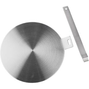لوحة ناشرة للحرارة من الفولاذ المقاوم للصدأ لموقد السيراميك لنقل الحرارة بكفاءة للأواني والمقالي على مواقد الحث متوفرة بخيارات أحجام متعددة (20 سم) in Kuwait