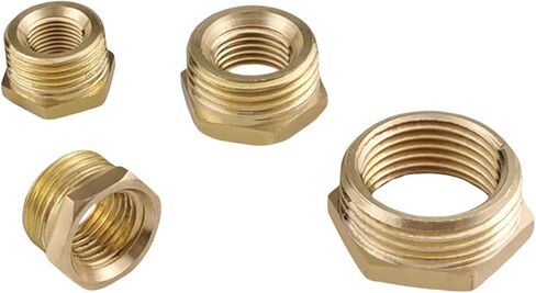 Pneumatic all-copper filler core 1 minute to 2 minutes/3 minutes/4 minutes/6 minutes/1 inch outer wire to inner wire direct reducing copper connector(Copper filler core 1.5 inch to 2 inch) in Kuwait