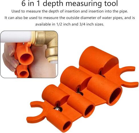 Sturdy Pipe Chamfer Tool And Depth Gauge Tubing For Efficient Burr Removal And Accurate Measurements PVC in Saudi Arabia