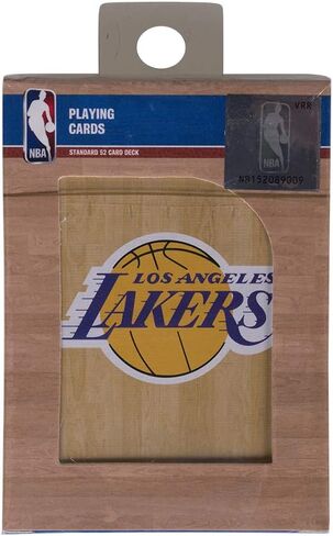 Pro Specialties Group Los Angeles Lakers Playing Cards Hardwood NBA Playing Cards Team Color Small… in Saudi Arabia