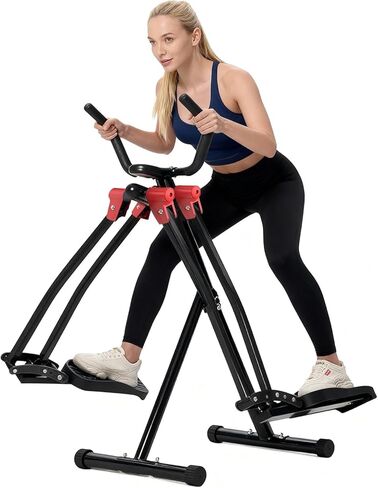 آلة طائرة شراعية بيضاوية الشكل، قابلة للطي، جهاز تمرين الساق البيضاوية لكبار السن، طائرة شراعية لتدريب القلب للتمرين المنزلي، حركة جانبية 360 حركة لتمرين الجسم بالكامل لصالة الألعاب الرياضية المنزلية in Kuwait