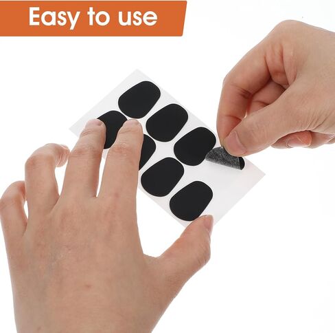 24 Pcs Oval Mouthpiece Pads Saxophone Mouthpiece Pads 1.02 × 0.75 Inch Alto Saxophone Mouthpieces Pad Strong for Beginners Musicians Festivel Gifts Black Silicone in Saudi Arabia