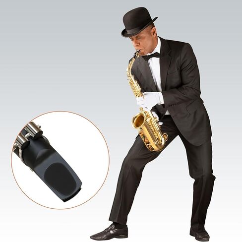 24 Pcs Oval Mouthpiece Pads Saxophone Mouthpiece Pads 1.02 × 0.75 Inch Alto Saxophone Mouthpieces Pad Strong for Beginners Musicians Festivel Gifts Black Silicone in Saudi Arabia