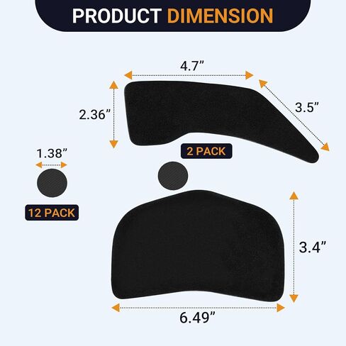 طقم حشو خوذة الضرب متوافق مع نماذج خوذة الكرة اللينة Rawlings CFXFK Coolflo Fit وVelo وCFX وS70/S80 - تتضمن مجموعة حشو خوذة البيسبول وسادتين جانبيتين، و2 وسادة أمامية، و18 شريطًا بخطاف وحلقة in Saudi Arabia