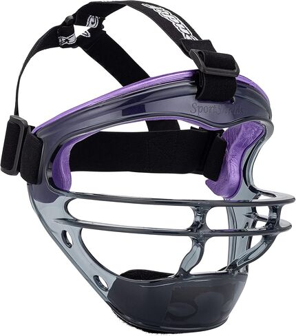 Defender Sports | Softball Baseball Fielder's Mask - Ultimate Protection and Enhanced Visibility | Fits Most Ages | Young, Purple in Saudi Arabia