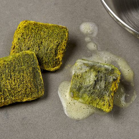 وسادات صابون من الصوف الفولاذي من بريلو، تدوم طويلاً، تنظيف برائحة الليمون (الليمون، 10 قطع (عبوة من قطعة واحدة)) in Kuwait