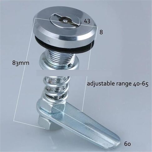 قفل المزالج اللسان الدوارة التعامل مع 1PCS in Kuwait