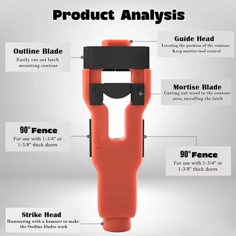 طقم تثبيت مزلاج الباب، أدوات النجارة مزلاج الباب مع شفرات محيطية in Kuwait