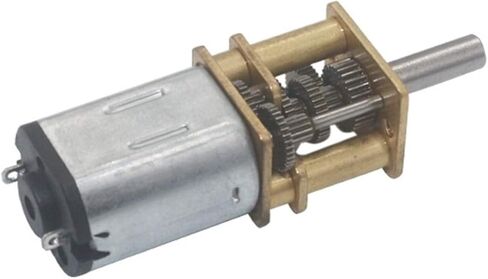 DC 6V 12V 15RPM to 6000RPM, N20 Geared Motors 3000RPM, Gearmotor 3mm Shaft Mini Metal Gearwheel Micro Gear Electronic Starter, Accessories : 6V 50RPM (Size : 12V 300RPM) in Kuwait