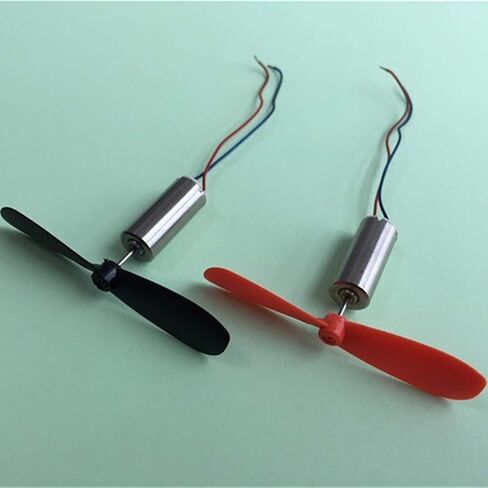 2pcs Micro DIY Helicopter Coreless DC Electronic Starter, with Propeller Great Torque High Speed Electronic Starter, DC 3.7-4.2V 716 716MM, Accessories in Kuwait