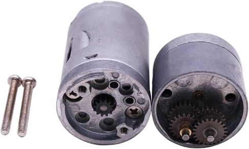 1pcs 25GA370 Metal Gear Electronic Starter, 12-1360RPM DC 6V/12V/24V with Gearbox Gearwheel Micro DC Reducer Electronic Starter, Accessories : 130, Voltage : 6V (Color : 6v, Size : 280) in Kuwait