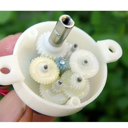 DC 6V-12V Micro Mute 300 Gear Electronic Starter, 7.5RPM Slow Speed Reduction Gearbox Reduction Ratio 1 : 600, Accessories in Kuwait