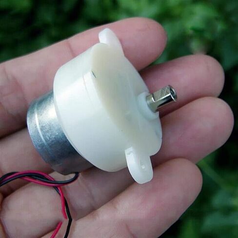 DC 6V-12V Micro Mute 300 Gear Electronic Starter, 7.5RPM Slow Speed Reduction Gearbox Reduction Ratio 1 : 600, Accessories in Kuwait