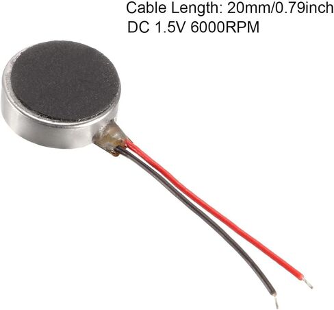 10PCS 10x 3mm Flat Coin Micro DC Vibrating Electronic Starter, DC 1.5V 6000RPM, for Cell Phone, Accessories : Other in Kuwait