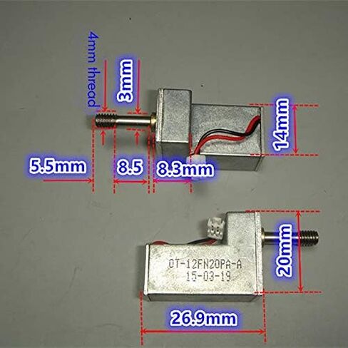 1 Piece Z Shape Cast Aluminum Shell Speed Reduction Electronic Starter, Full Metal Gear, 4mm Thread, Micro N20 Geared Electronic Starter, Accessories in Kuwait