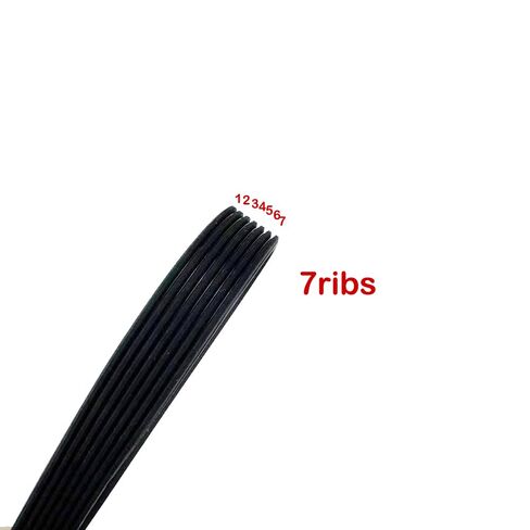 1pc V-Belt PJ650 256J 7ribs Conveyor Belt PJ Ribs Rubber Belt Treadmill Fan Drive Motor Belts in Saudi Arabia
