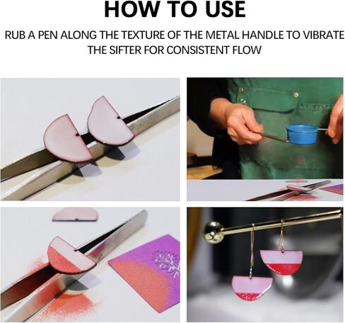 منخل لمساحيق الزجاج المينا DIY أداة بدء المينا خفيفة الوزن (2 بوصة) in Kuwait