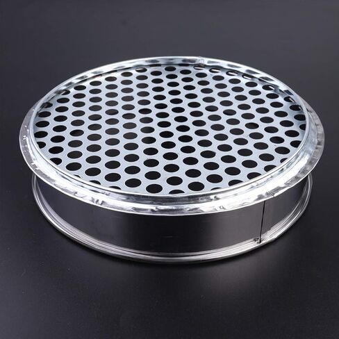 10mm Round Hole Soil Sifter Stainless Steel Sieve Gardening Supplies for Filter Soil and Compost in Saudi Arabia