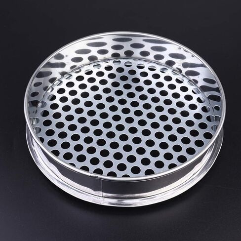 10mm Round Hole Soil Sifter Stainless Steel Sieve Gardening Supplies for Filter Soil and Compost in Saudi Arabia