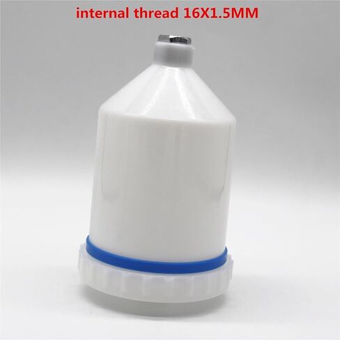 Spray Cup 1pcs Plastic Sprayer Cup White Spray Paint Cup G3/8 Air Spray Cup Air Spray Tank for Spray Cup(G38 Cup) in Saudi Arabia