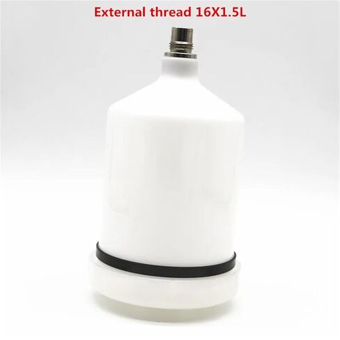 Spray Cup 1pcs Plastic Sprayer Cup White Spray Paint Cup G3/8 Air Spray Cup Air Spray Tank for Spray Cup(G38 Cup) in Saudi Arabia