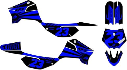 Graphics Kit for Apollo RFZ X4-X6 X14-X19 (All Years) FH Series Dark-Blue 09 Mil-Dirt Pit Bike Motorcycle Stickers,Dirtbike Racing Decal Automotive Motocross Accessories no Plastics in Saudi Arabia