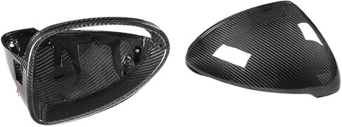 Dry Carbon Fiber Pattern Side Rearview Mirror Cap Trims Shell Covers Fit for Porsche Cayenne 958 2015 2016 Car in Saudi Arabia