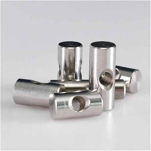 Barrel nut, M4 M5 M6 Embedded Furniture Hammer Insert Nut Cylindrical Metric Thread(M5x30 (5Pcs)) in Saudi Arabia