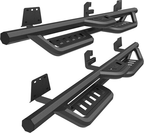 TAC Summit Running Boards متوافقة مع 2019-2025 RAM1500 CREW CAB (باستثناء 2019-2024 RAM1500 CLASSIC) | الخطوات الجانبية | حانات nerf | خطوة القضبان | شاحنة بيك آب على الطرق الوعرة الإكسسوارات الخارجية | أسود (2pcs) in Kuwait