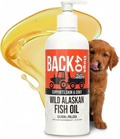 زيت السمك البري في ألاسكا للكلاب ، والبشرة والمعطف ملحق للكلاب والقطط ، أوميغا-3 سمك السلمون الغني وزيت بولوك ، وزيت سمك السلمون الكلب EPA و DHA للدماغ ، والقلب ، والمفاصل 16 أوقية (473 مل) in Kuwait