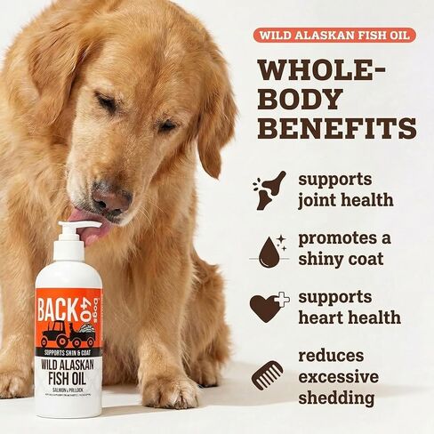 زيت السمك البري في ألاسكا للكلاب ، والبشرة والمعطف ملحق للكلاب والقطط ، أوميغا-3 سمك السلمون الغني وزيت بولوك ، وزيت سمك السلمون الكلب EPA و DHA للدماغ ، والقلب ، والمفاصل 16 أوقية (473 مل) in Kuwait