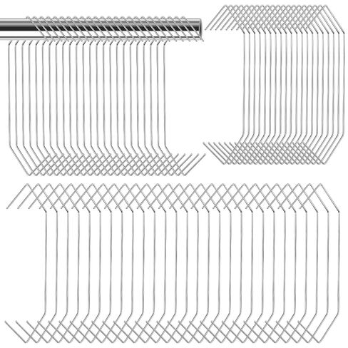 50 Pcs Powder Coating Hook V-Hook, 4" Long 0.062 Wire Vv-Style Leg Length 0.98", Each Bearing Capacity 9lbs, Powder Coating Kit for Painting in Kuwait