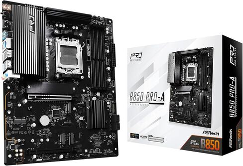 ASROCK AMD B850 PRO RS WIFI 6E Socket AM5 RYZEN DDR5 8000 MHz 256GB ATX Motherboard M.2 SATA3 6.0 GB/S PCIE 5.0 in Kuwait