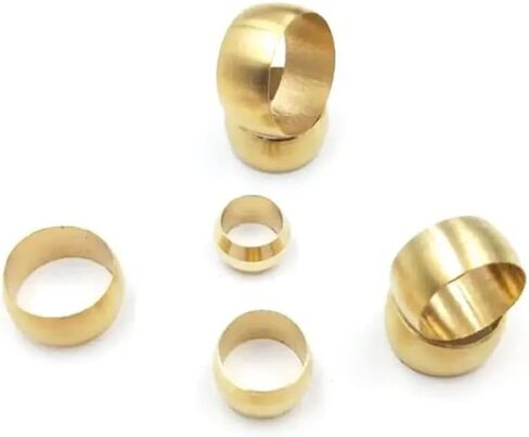 20 قطعة كم النحاس ل 16 مللي متر O/D أنبوب ضغط الهواء تركيب هوائي كم الطويق الدائري in Kuwait