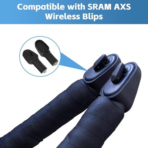 محولات قطعتين لمصابيح SRAM AXS اللاسلكية، وحوامل شريط الاستلقاء، وتصميم غطاء النهاية الديناميكي الهوائي للتجربة الزمنية ودراجات الطريق | مرفق آمن، سهولة الوصول، يقلل السحب in Kuwait