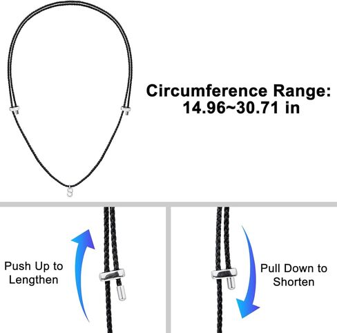حزام الرقبة لجهاز Plaud NotePin AI Voice Recorder، حبل قصير من الجلد الطبيعي قابل للتعديل بطول 8-15 بوصة in Kuwait