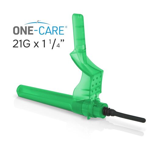 ONE-CARE 48 Pack 21Ga 1.25inch (1 1/4")/32mm Industrial Lab Supplies Dispensing Accessories, Individually Packaged, Universal fit in Kuwait
