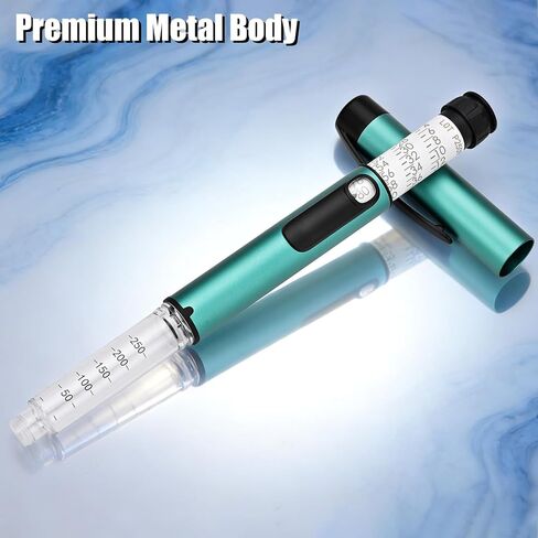 FJNATINH 80 Unit V1 Pen Injector, Portable Reusable with Case, Compatible with 3ML for Use (Dark Green) in Kuwait