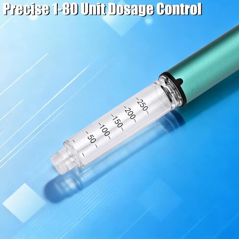 FJNATINH 80 Unit V1 Pen Injector, Portable Reusable with Case, Compatible with 3ML for Use (Dark Green) in Kuwait