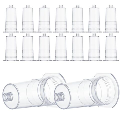 Vacutainer Blood Collection Tube Holder - 100 Pack Disposable Needle Holder Transparent Connector Universal Fit,Multi Sample for Single Use in Kuwait