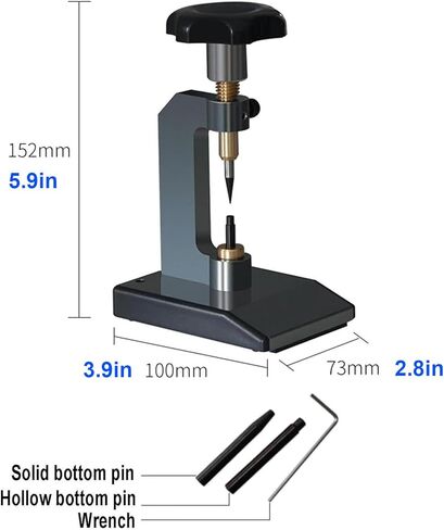 مستخرج براغي النظارات، مع 2 إبرة سفلية ومفتاح ربط، لإزالة ساحبة المسمار المكسورة، لمتاجر النظارات ومراكز العناية بالبصر in Kuwait