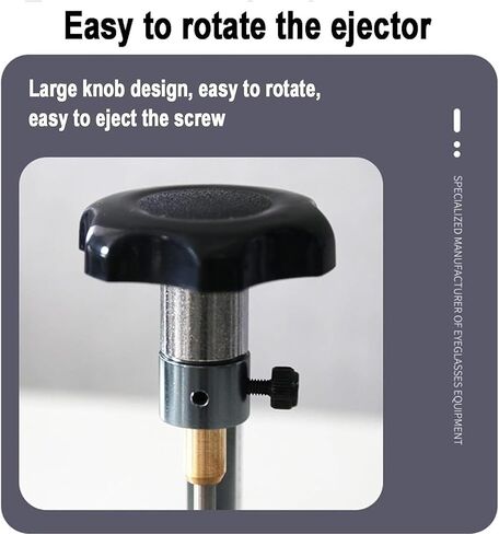 مستخرج براغي النظارات، مع 2 إبرة سفلية ومفتاح ربط، لإزالة ساحبة المسمار المكسورة، لمتاجر النظارات ومراكز العناية بالبصر in Kuwait